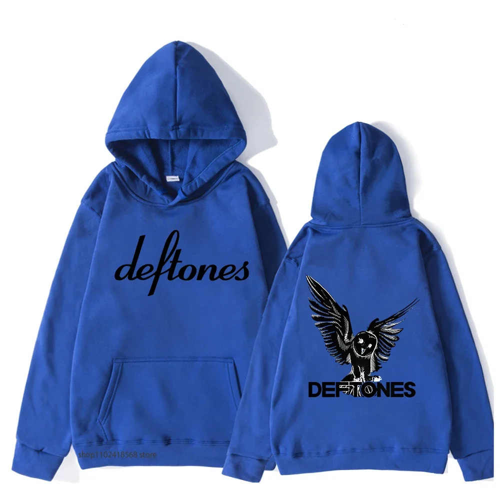 Around The Fur Tour Band Hoodies Hip Hop Men Retro Deftones Sweatshirts Women Unisex Streetwear Man Long Sleeve Winter Hooded