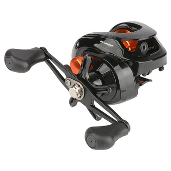 Metal Fishing Spool 6.3:1 Gear Ratio Baitcasting Fishing Wheel Baitcasting Reel 8kg Max Drag Saltwater High Speed Fishing Reel