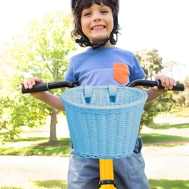 Bike Basket Kids Kids Bike Basket Bicycle Basket Bicycle Basket For Girls Adjustable Front Handlebar Bike Basket DIY Bike 4