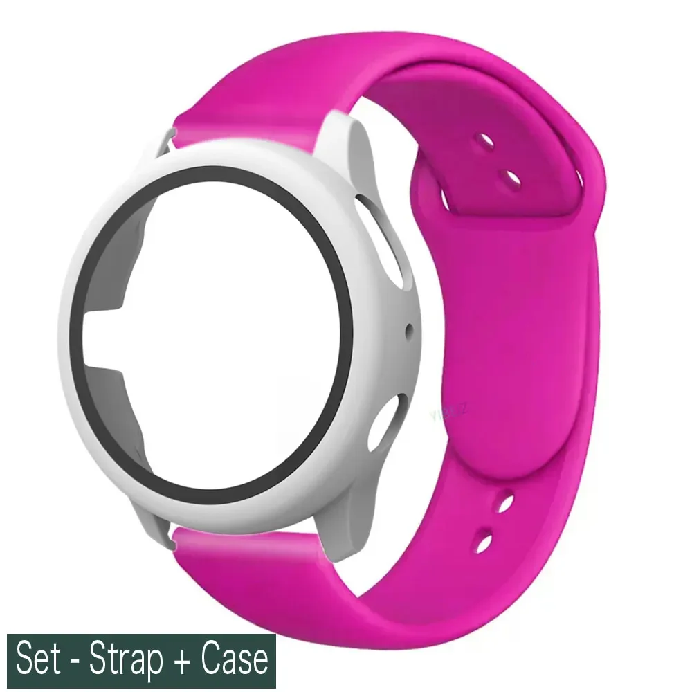 Protective Glass Film Case & Strap Set with Bracelet Accessories