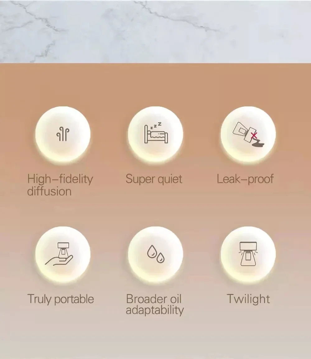Diffuseur d'huiles essentielles professionnel sans eau avec lumière_voghion.com