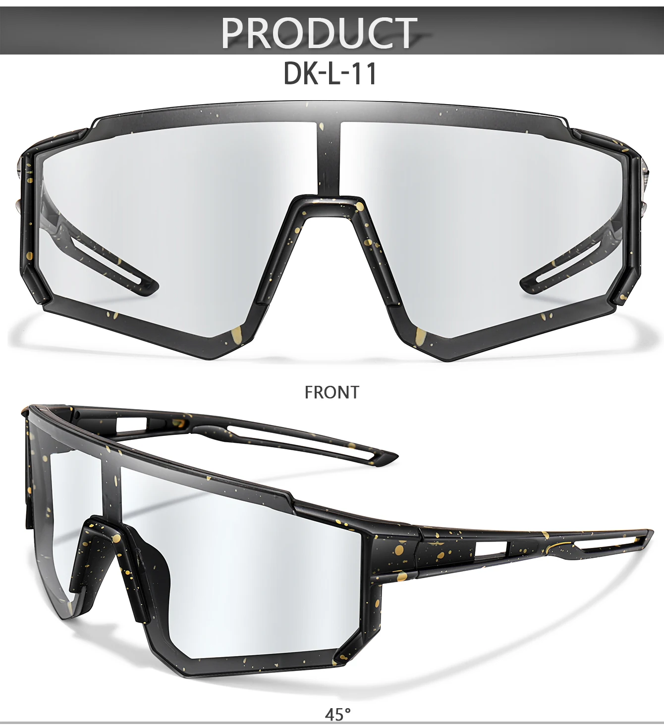 Photochrome Brille Radfahren Mode Sonnenbrillen Männer Frauen Outdoor Sport Mtb Fahrrad Brillen Platz Winddicht Klassische Brille – Detail 7