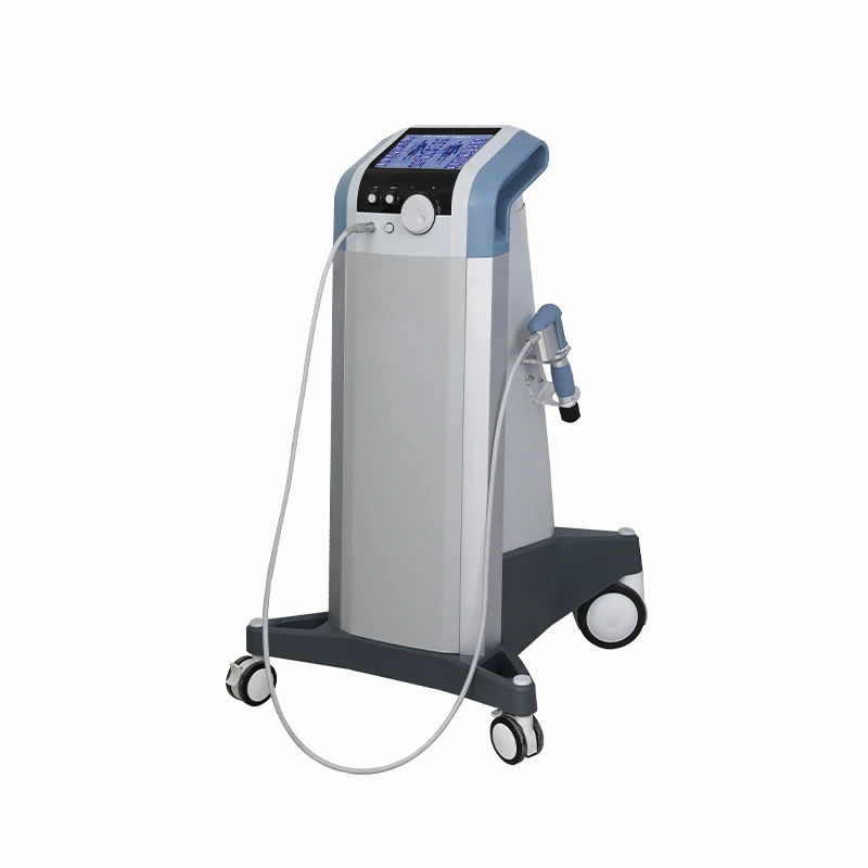 

Pneumatic shock wave therapy machine for treating pain and injury in vitro, domestic lattice focused therapy device