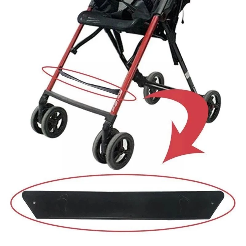 Baby Stroller Non-slip Footpad Pedal Stroller Accessories Anti-skid Footrest Pushchair Compact Lightweight Black Baby Dropship - 5