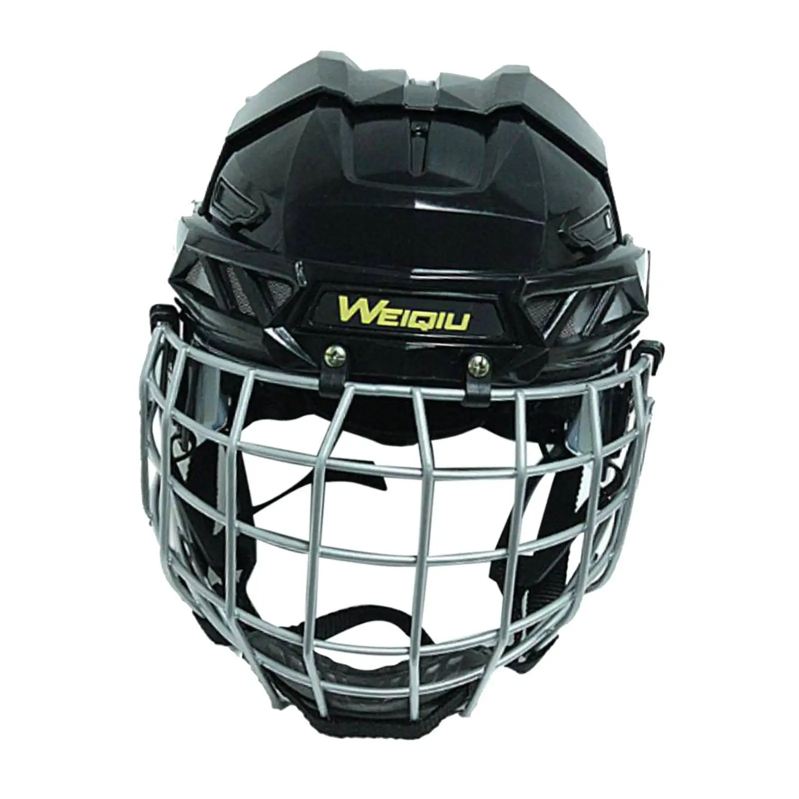 Hockey Helmet Ice Skate Helmet Ice Hockey Helmet Black Adjustable Hockey Gear Roller Skating Helmet for Dryland Hockey Match Hockey Helmet Ice Skate Helmet Ice Hockey Helmet Black Adjustable Hockey Gear Roller Skating Helmet for Dryland Hockey Match