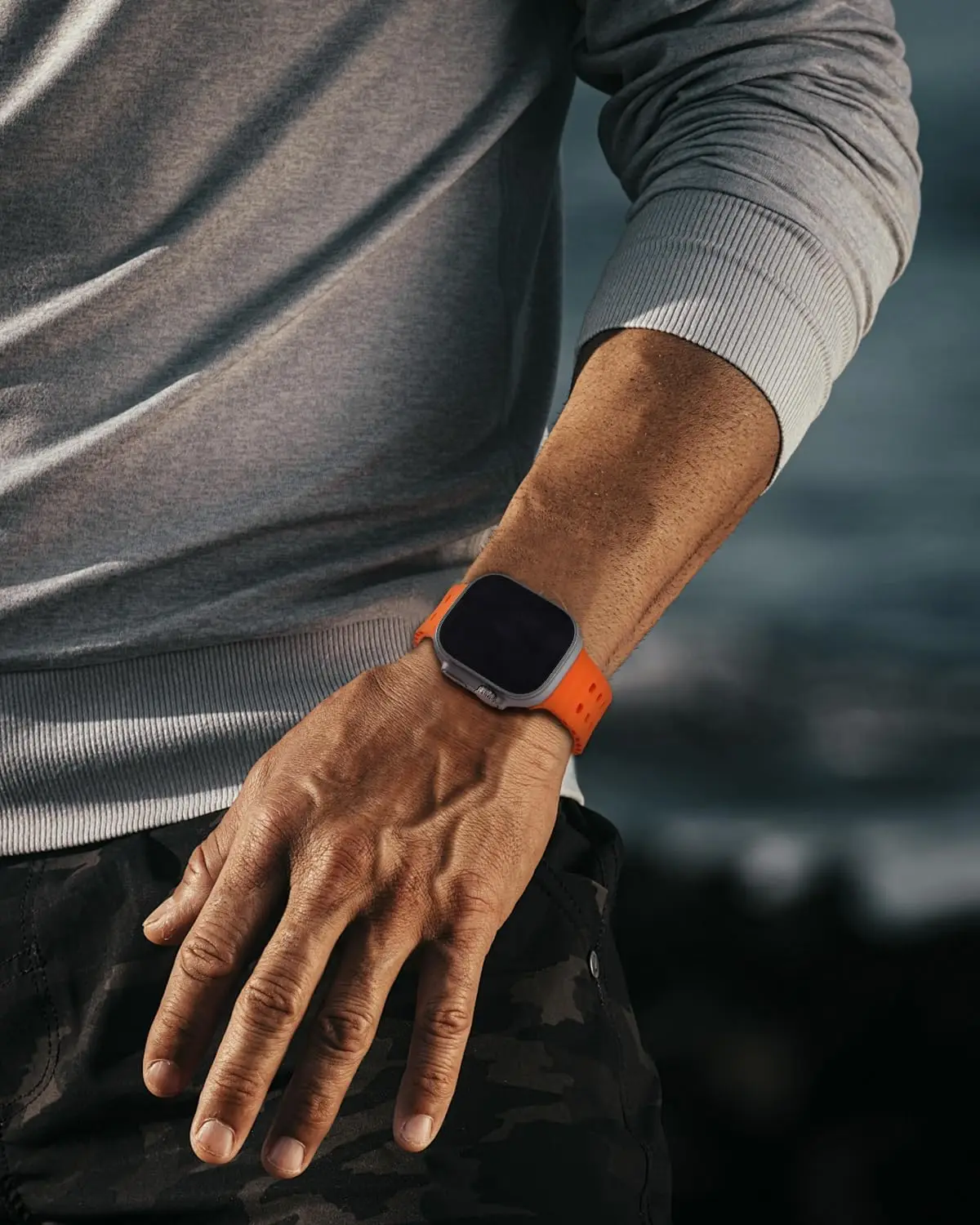 รูปสินค้า สายรัดข้อมือ Apple Watch Ultra 2 ซิลิโคน สปอร์ต