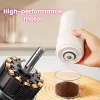 New Portable Electric Coffee Bean Grinder Household 1000mAh 30 Gears Externally Adjustable Coffee Machine Rechargeable Grinders 4