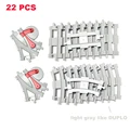 Light gray rails