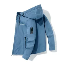 Discovery Bomber Jacket 2023 Men's Windbreaker Zip Coat Spring Autumn Casual Work Jacket Fashion Outdoor Adventure Jacket - Image 5