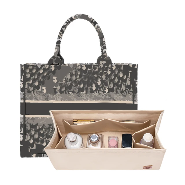 Organizador Interno de Bolsas de Mão de Cetim para Bolsa de Livro