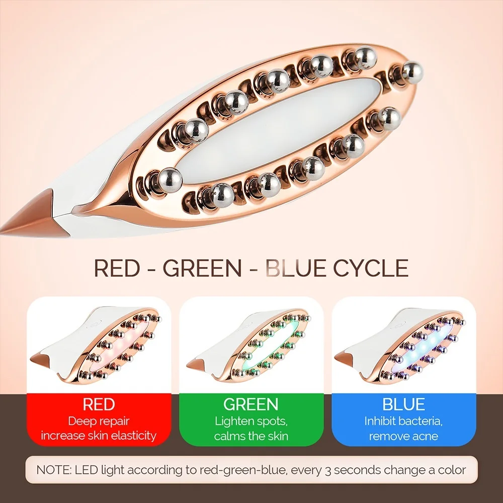 Microcurrent EMS Face&Body Guasha Massager Facial Lifting Scraper Chin Slimmer Edema Remover Meridian Scraping Slimming Device