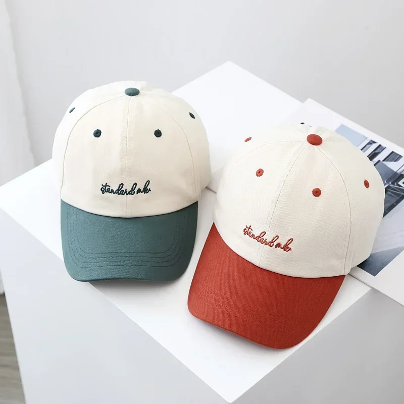 

Baseball Cap Female Summer All-Matching Ins Sun Protection Sunshade Street Letters Embroidered Peaked Cap