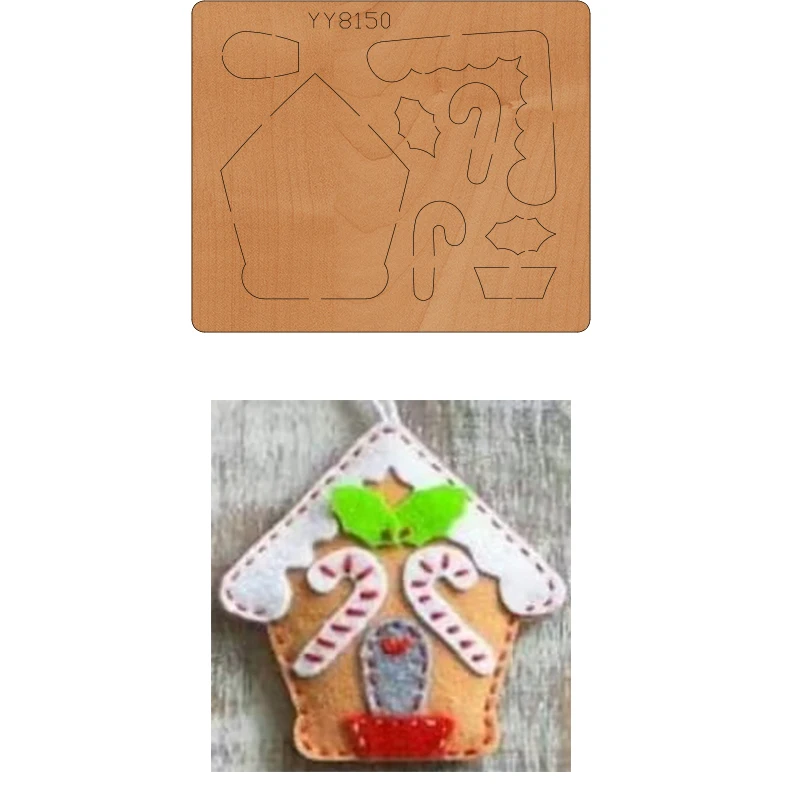 

Christmas housemold knife model YY8150 is suitable for all cutting machine new dies 2022