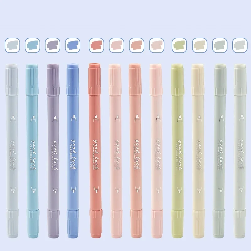 

4 шт./набор, двусторонние градиентные цветные маркеры для рисования