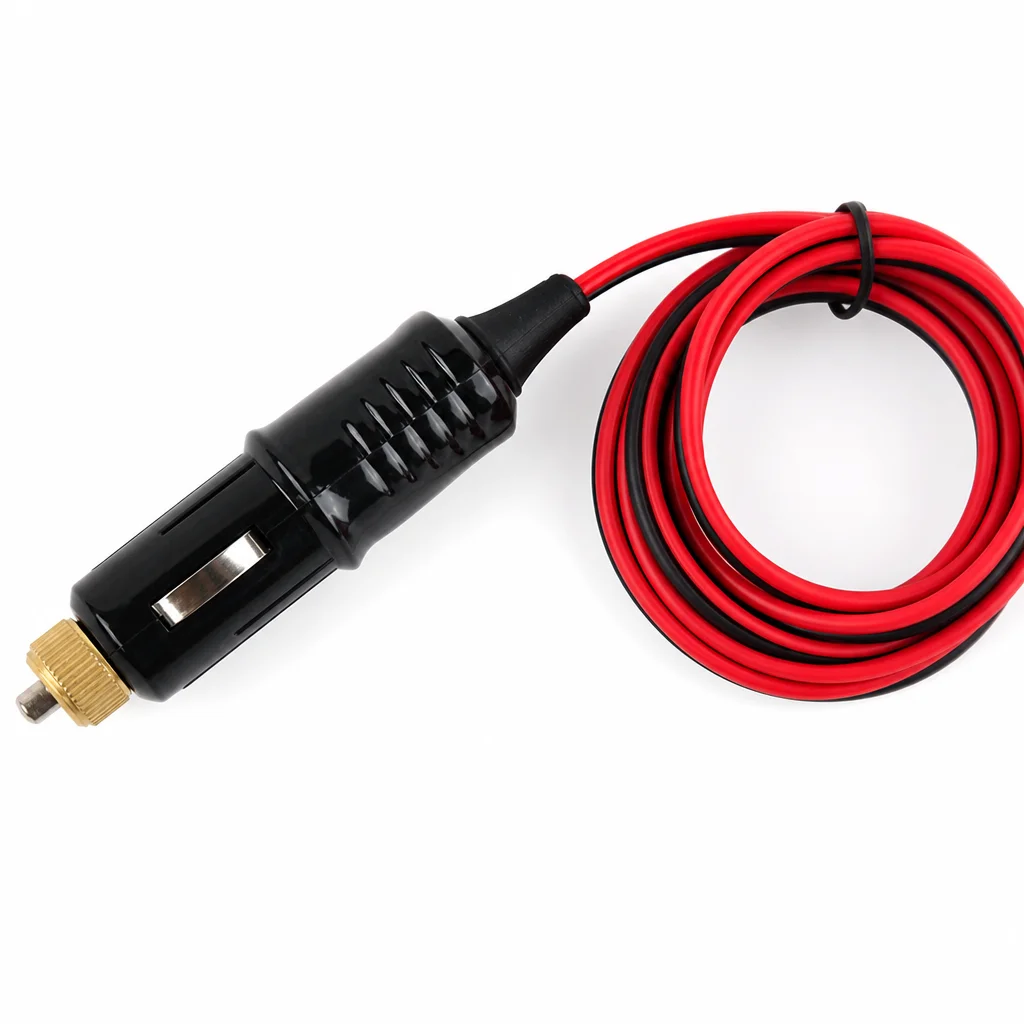 Universal High-Power Car and Motorcycle Adapter Plug with Fuse Protection