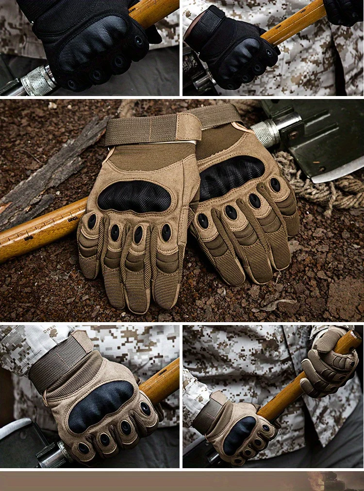 Secure Men's Tactical Gloves with Armor Protection for Enhanced Comfort