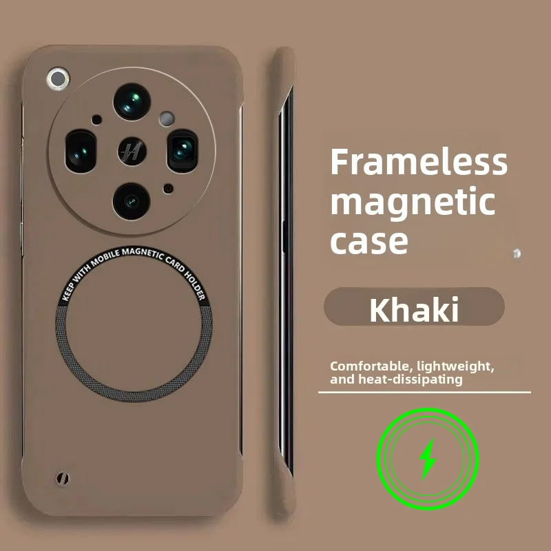 Ultra Thin Frameless Magnetic Shockproof Fashion Color Case - Enhanced Protection Cover