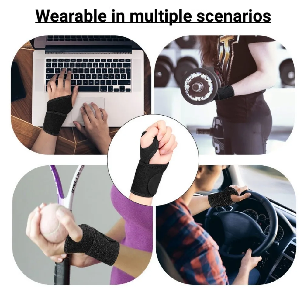 Gym Wrist Band Sports Wristband New Wrist Brace Support Splint Fractures Carpal Tunnel Wristbands for Fitness wrist brace wrist support wrist sweat wristbands