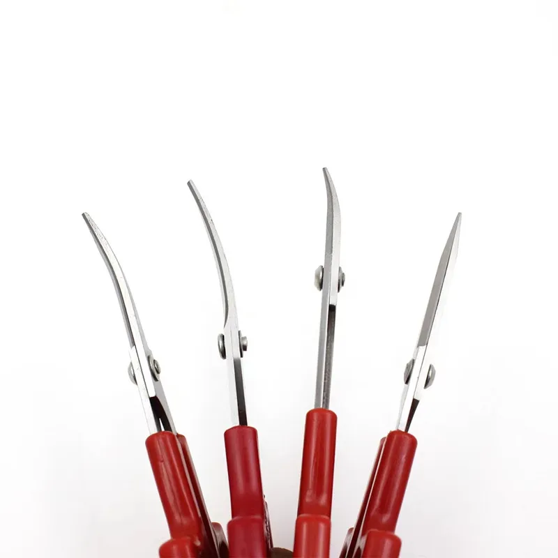 PIN Brand Classic Red Scissors Sewing Tailoring Embroidery Scissors For Hair And Paper-Cutting With Warped Head PIN-1553 2