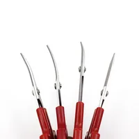 PIN Brand Classic Red Scissors Sewing Tailoring Embroidery Scissors For Hair And Paper-Cutting With Warped Head PIN-1553 2