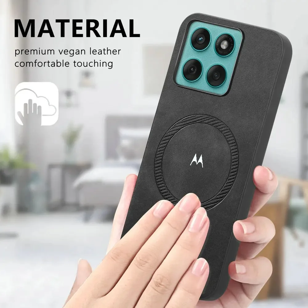 Luxury Retro Leather Magnetic Phone Case Cover
