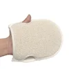 Soft Natural Loofah Glove Double-sided Body Scrub Sponge Pad Shower Body Scrubber Mitt for Shower Spa Skin Clean Bath Gloves 4