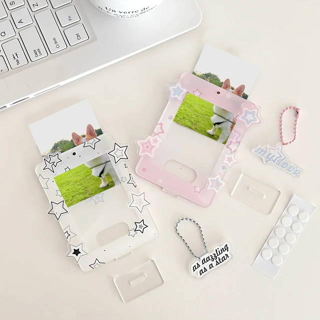 귀여운 달콤한 사진을 보호하고 전시하는 스타 시리즈 사진 프레임