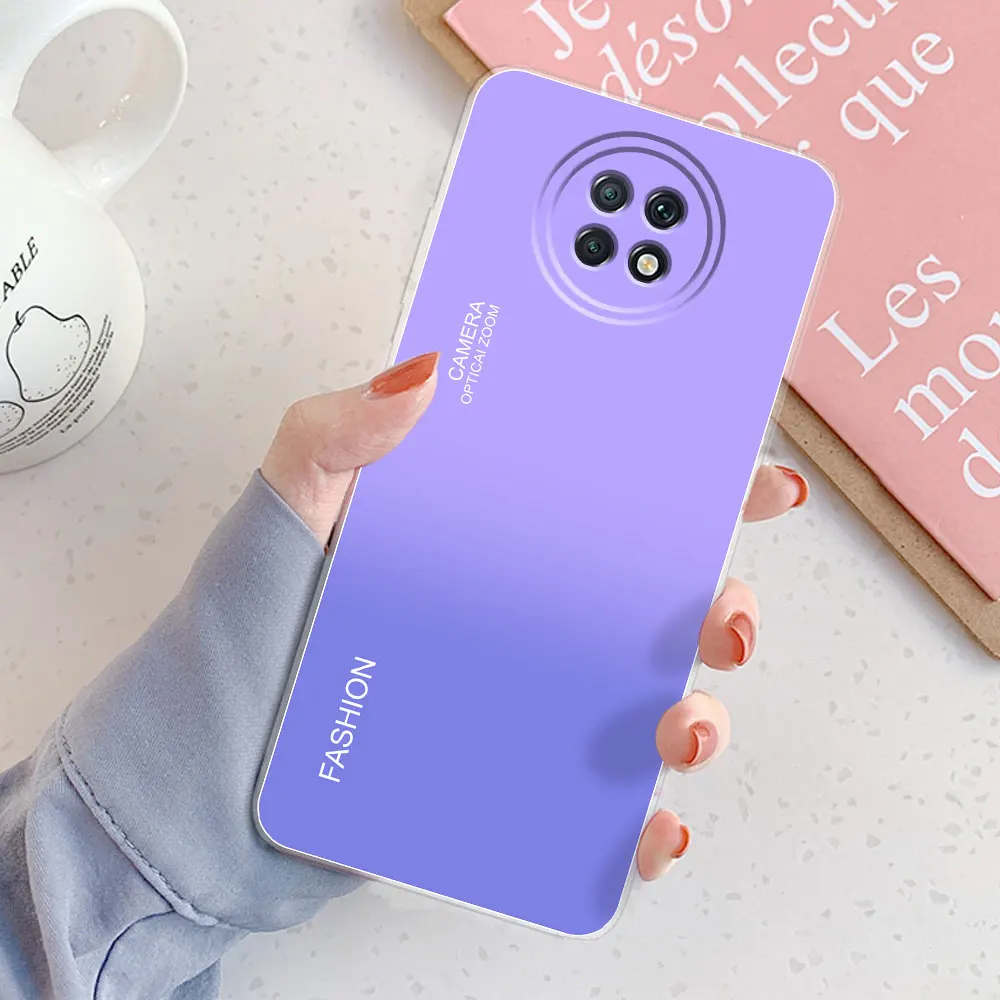 TingYR Cover Antiurdo Per Xiaomi Redmi Note 9T 5G: Custodia Flessibile TPU Morbida Con Bordo Antiscivolo (Nera)