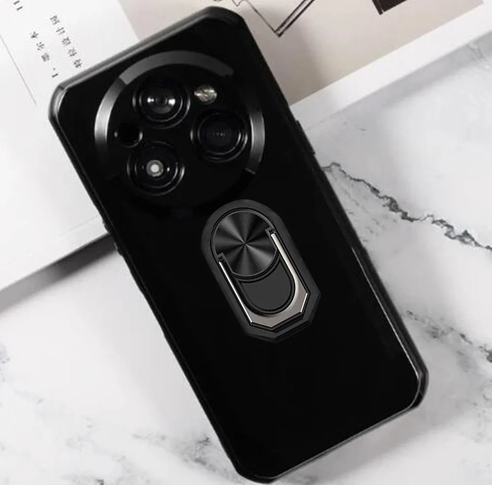 Durable Ring Holder Bracket Phone Case - TPU Soft Silicone Cover