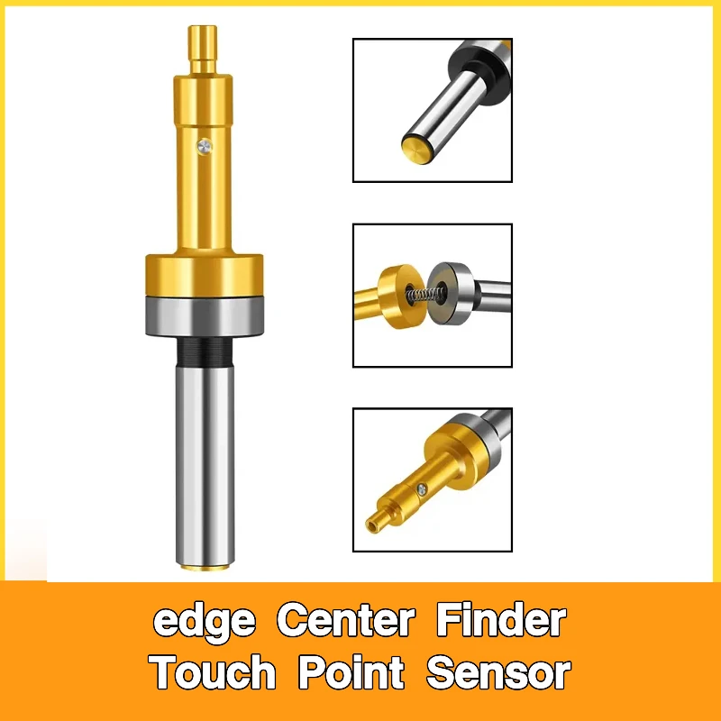 Titanium Non-magnetic Mechanical Edge Finder Center Finder Touch Point Sensor for CNC Milling Lathe Machine cnc probe