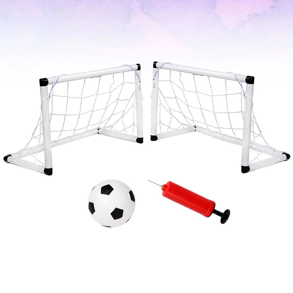 2Pcs Portable Durable Football Training Set Inflatable Soccer Sports Toy Football Doors Team Game Outdoor Activity