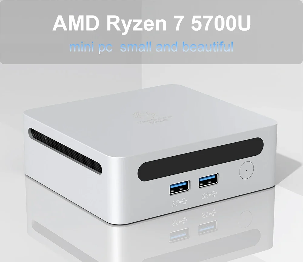 デスクトップゲーマー用ミニPC,amd ryzen 7 5700u,Windows 11 pro,ddr4 