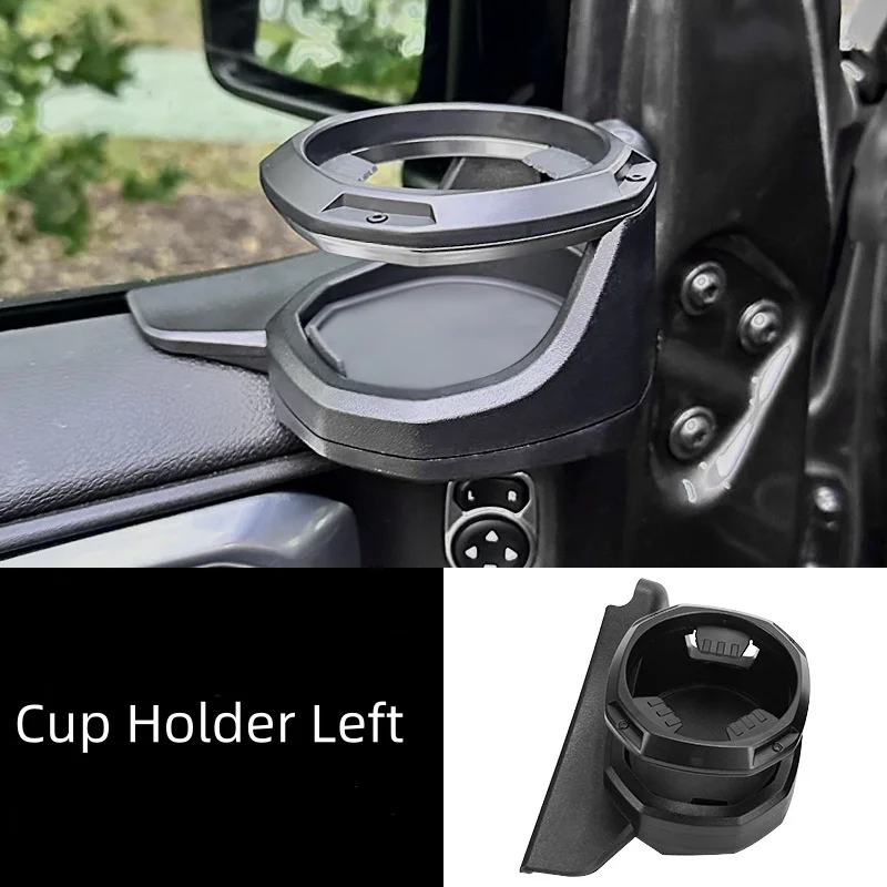 지프 랭글러(JL)/검투사(JT) 2018-2024 랭글러 액세서리 도어 컵 홀더용 컵 홀더