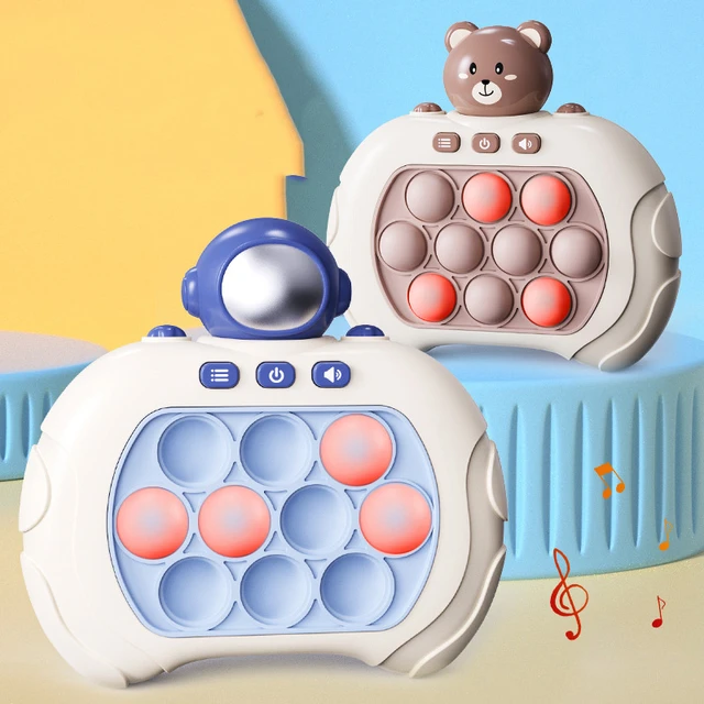 Console de jeu Pop Light Push rapide pour adultes et enfants, jouet  anti-souligné, Fidget électronique, lumières Bubble Pro avec boîte, chaud -  AliExpress