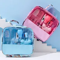 Baby Care 13/8/4-piece Storage Bag Baby Nasal Inhaler Nail Clippers Daily Cleaning Cartoon Set Mother and Baby Care Set 1