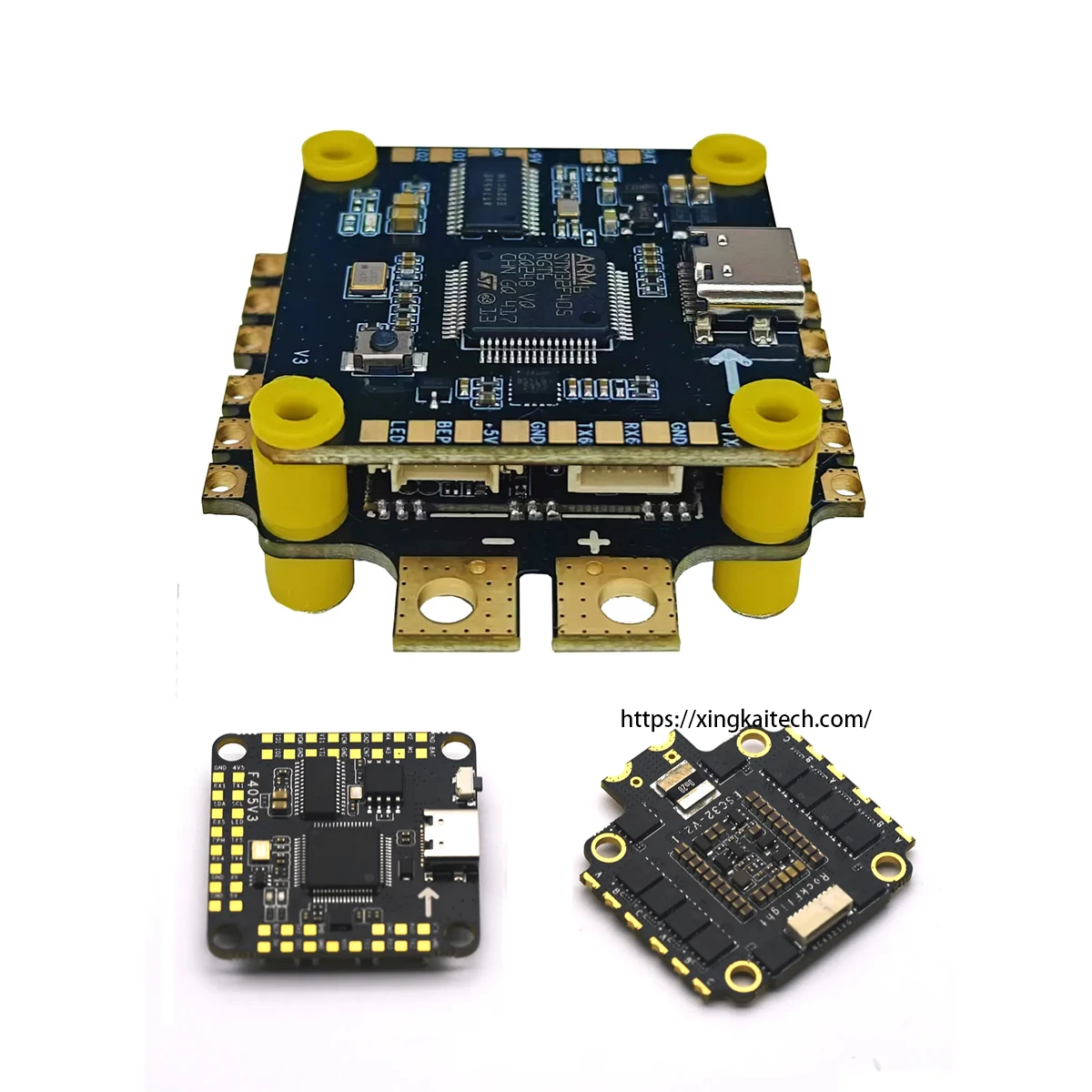 Dronehint F405 V3 Contrôleur de Vol 50/60/65A ESC 3-6S 30x30 Type-C USB