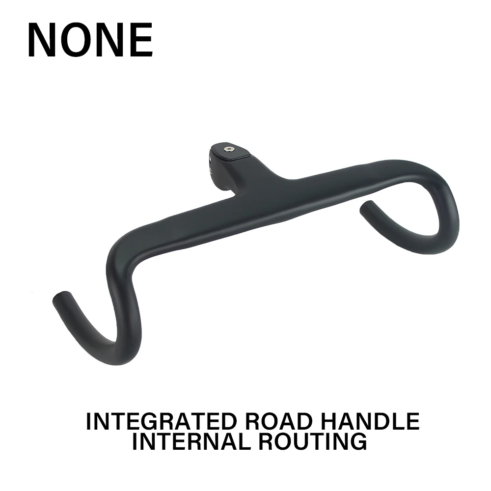 Guidon Vélo Route Intégré Carbone Avec Tige - Largeurs 400/420/440 Mm - Universel - Neuf Avec Garantie 1 An