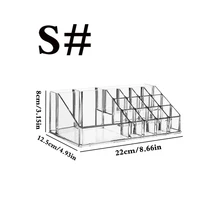 Desktop Cosmetics Display Stand lipstick Skincare Storage Box Acrylic Transparent Multi-layer Drawer Storage Rack, S#-M# Model 2