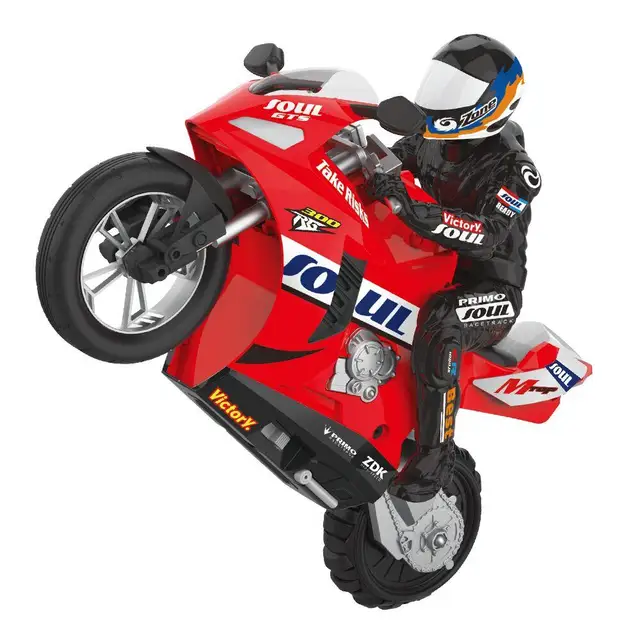 1:6 RC Remote Control Cars Motorcycle Self Balanced Stunt Toy Car With Remote Control Child Electric Motorcycle for Boy Toy Gift 3