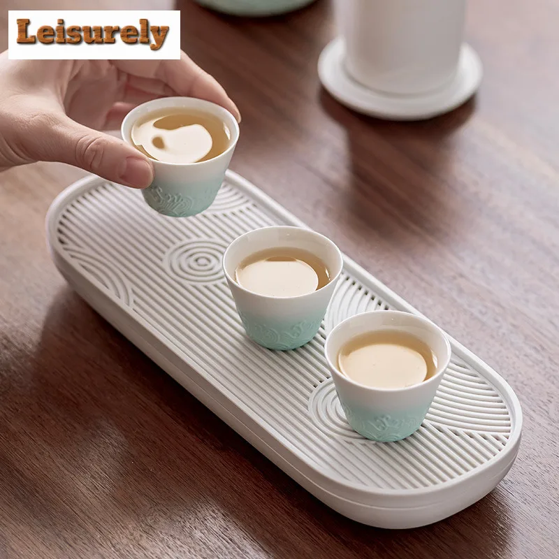 Chinese Wave Tea Travel Tea Set Kung Fu Tea Set Ceramic Portable Teapot Porcelain Teaset Filter Tea Cups Of Tea Ceremony Teaware