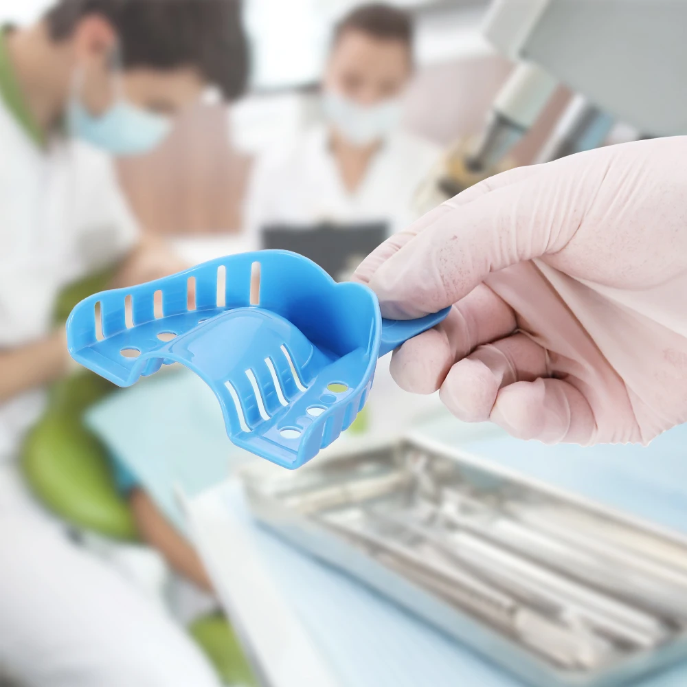 5 Paar AZDENT Dental-Abdrucklöffel, groß, mittel, klein, vorderer Mund, seitlicher Mund, Zahnmedizin-Werkzeug – Detail 2