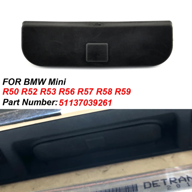 Auto Hinten Tür Heckklappe Griff Schalter Abdeckung Taste Cap für BMW MINI  Cooper R56 R55 R52 R50 Hinten Stamm Griff gummi Abdeckung Deckel Pad -  AliExpress