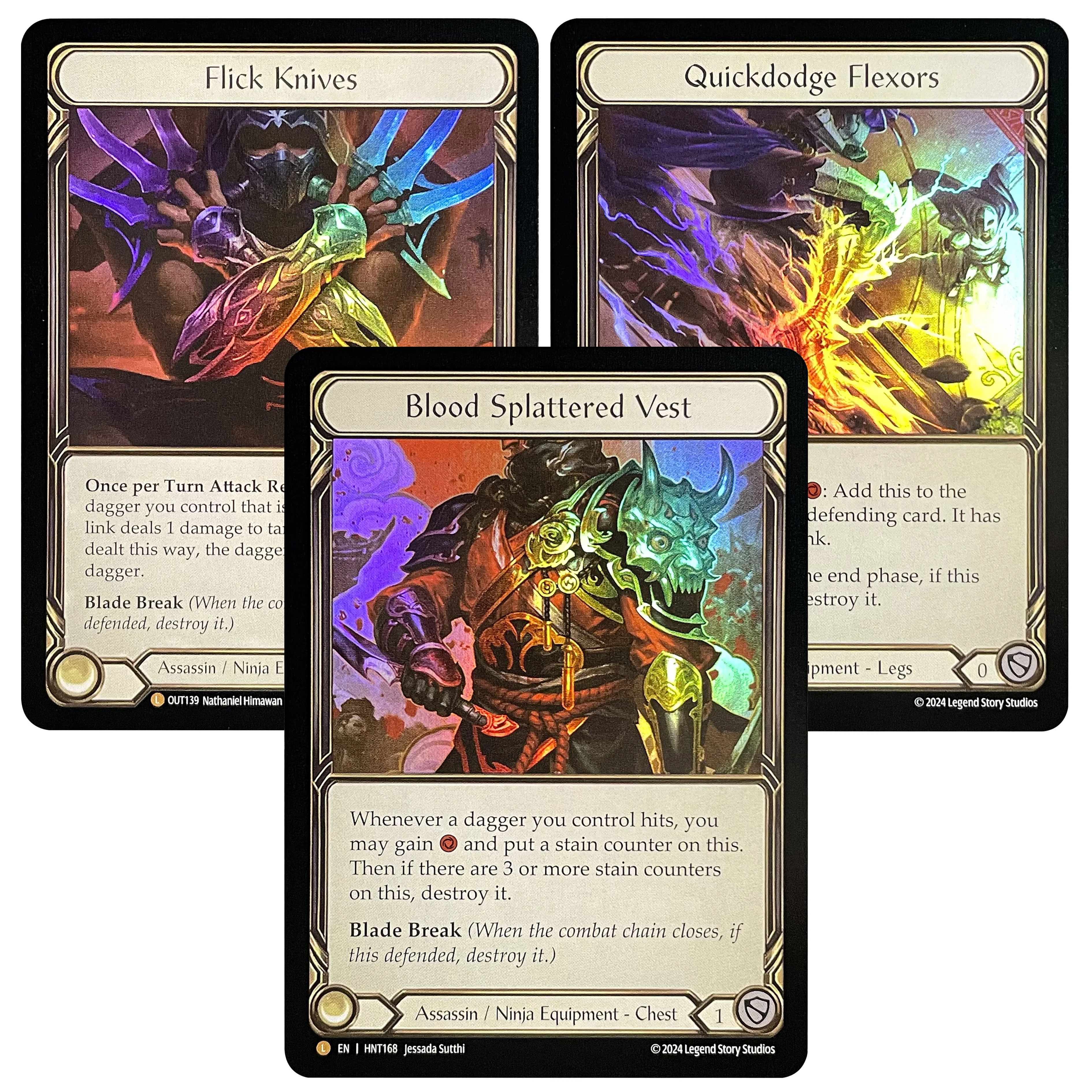 Flick Knives - アサシン / ニンジャ装備カード　RF Flesh and Blood Assassin Flick Knives Flick Knives - アサシン