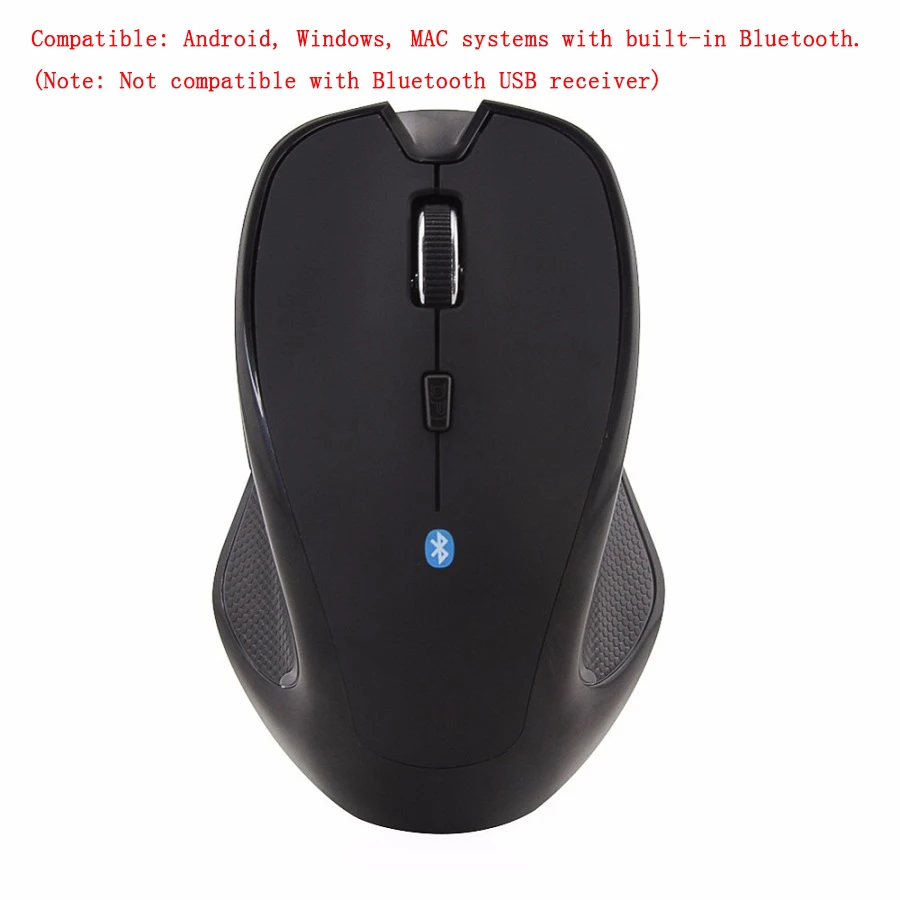 Wireless mouse 1600DPI 6 Buttons Adjustable Receiver Optical Computer Mouse BT 5.2 Ergonomic Mice For mi pad 4 gaming mouse for large hands Mice