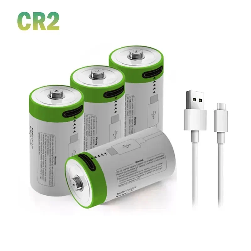 CR2 usb battery rechargeable Camera range finder disc brake lock sp-1  printer wait 3.7V lithium battery pilas recargables tipo c - AliExpress