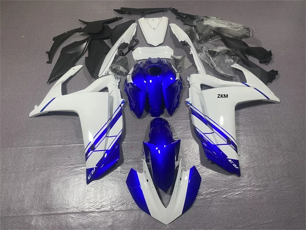 

Motorcycle Fairings Kit Fit For R25 R3 2014 2015 2016 2017 2018 Bodywork Set Frame High Quality ABS Injection Blue and white