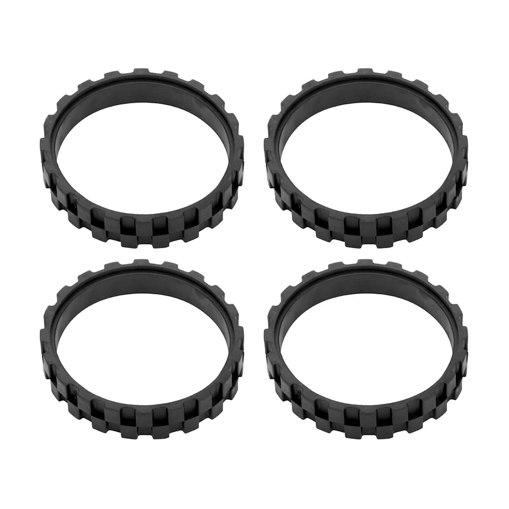 4PCS Robot Tire Rim Vacuum Robot Tires For Wheels-Series 5/6/7/8/9/I7 S9+ Anti-Slip Vacuum Cleaner Parts Power Tools Accessories 2 4 pcs wheel tires for irobot for braava for jet m6 6110 6012 non slip replacement vacuum cleaner robot sweeper spare part