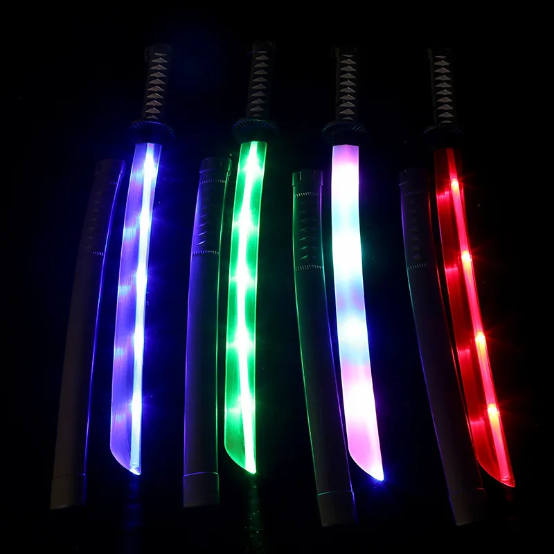 

Led New Luminous Plastic Flash Music Colorful Sword Children's Anime Music Sword Toy Hand-held Light Toy Sound And Light