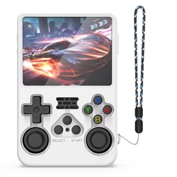 Pink Silicone Shockproof Protective Case for Handheld Retro Game Console (White)