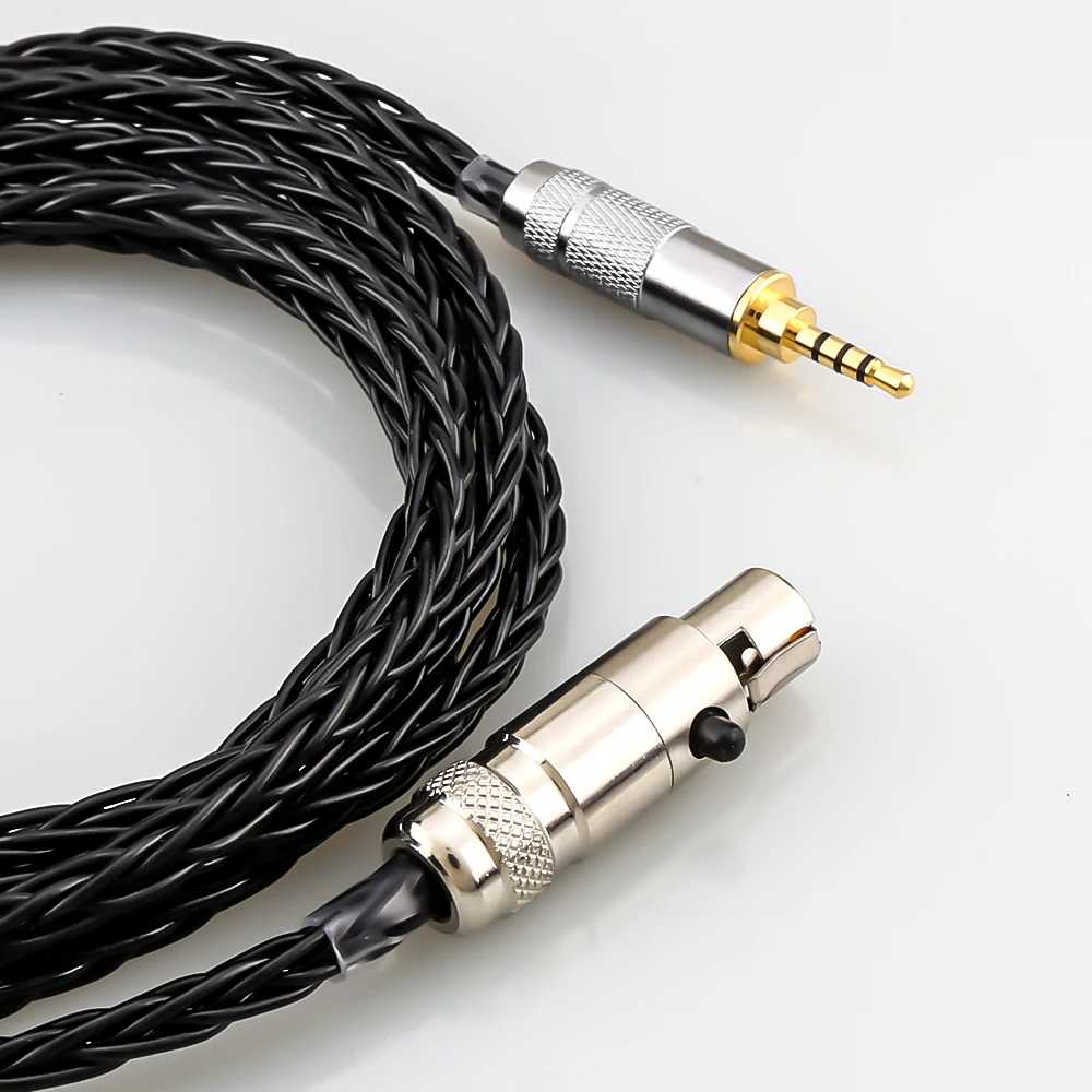Новинка 8-ядерные обновленные аудио наушники кабели 3,5 мм стерео разъем к Мини XLR для AK G Q701, K240S ,K271 ,K702 ,K141 ,K171, K712